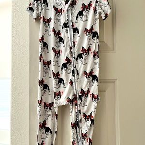 Short sleeve bamboo romper from Little Bum Bums 9-12 months